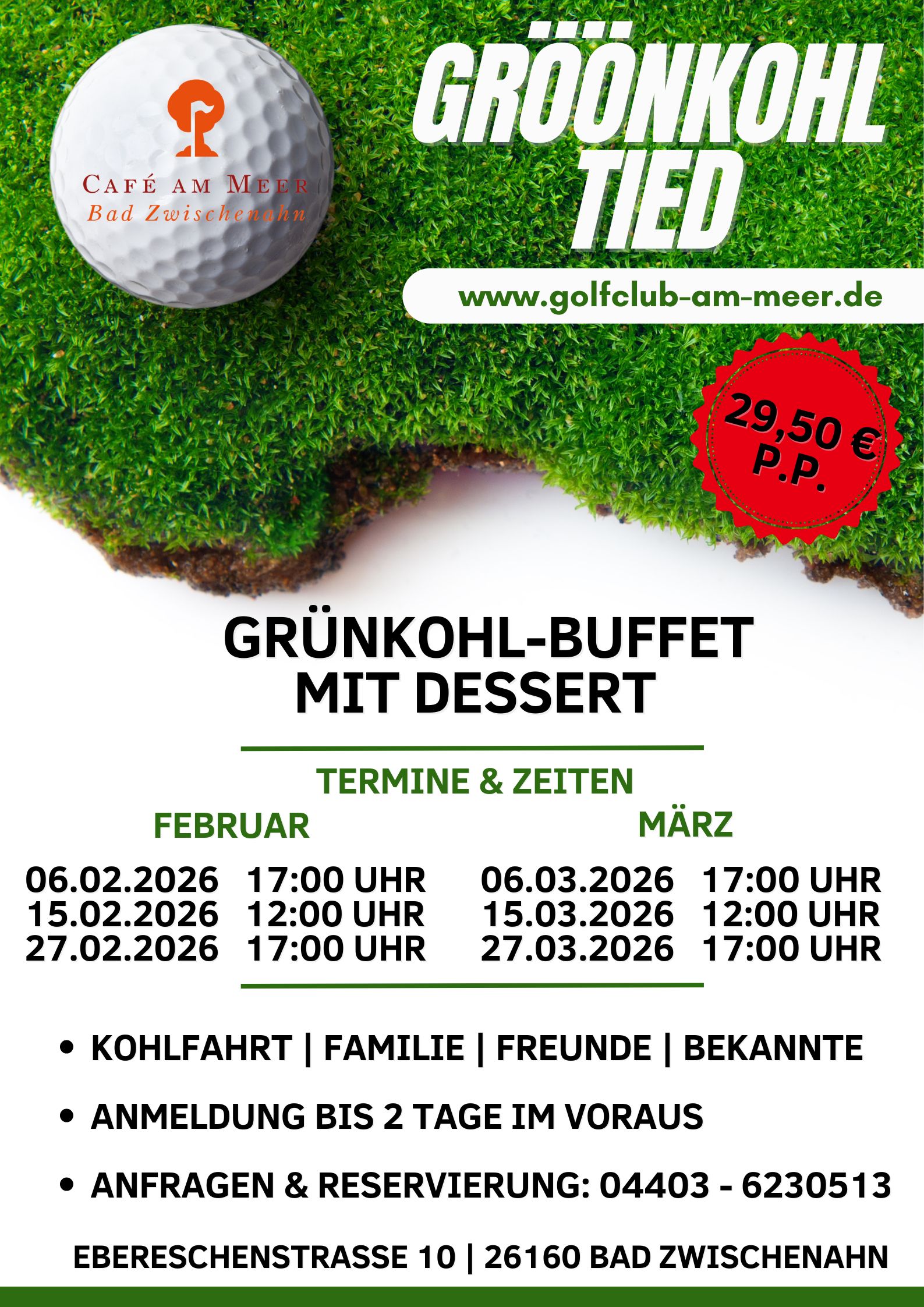 Gröönkohl Tied im Club