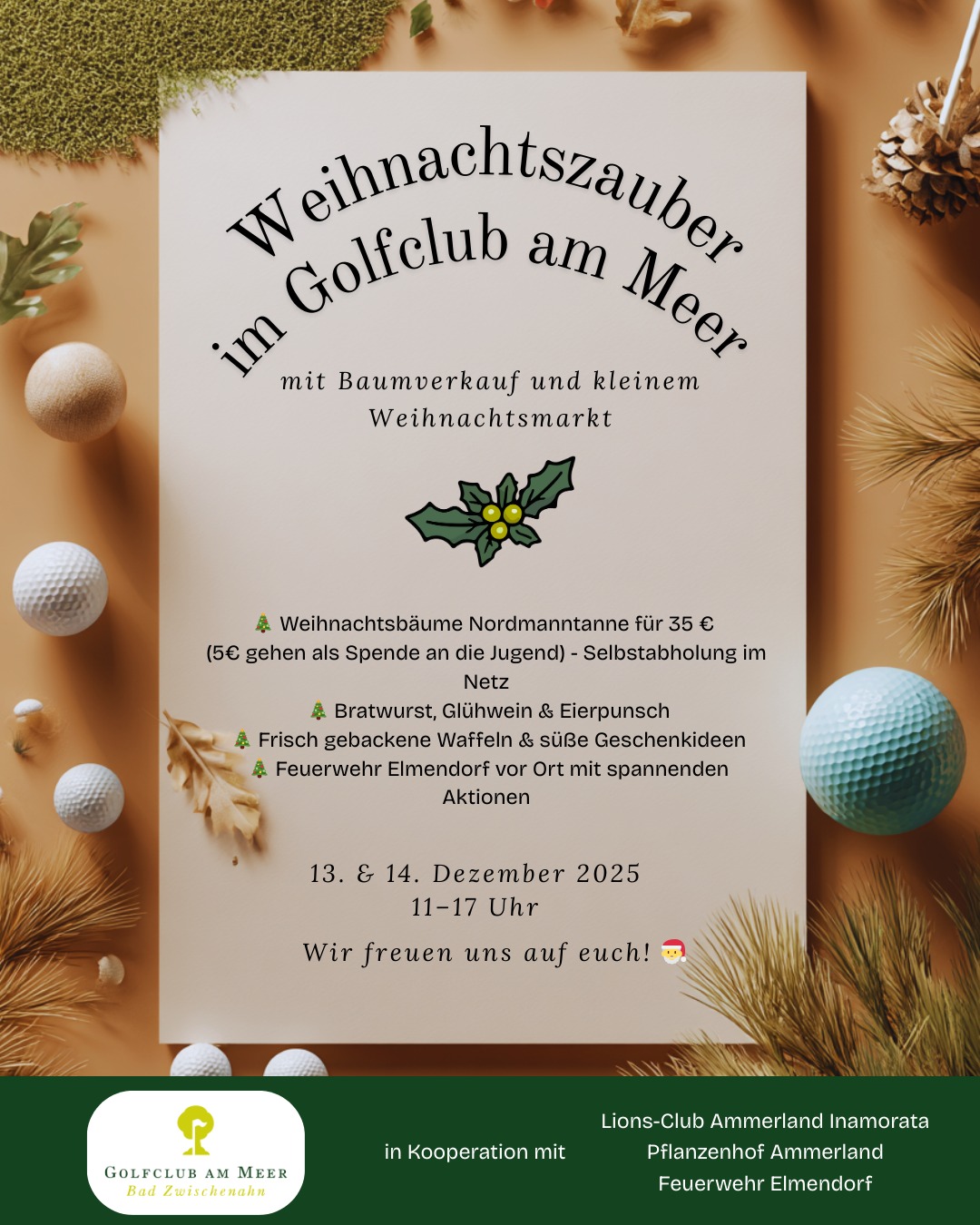 Weihnachtszauber mit Baumverkauf & Weihnachtsmarkt