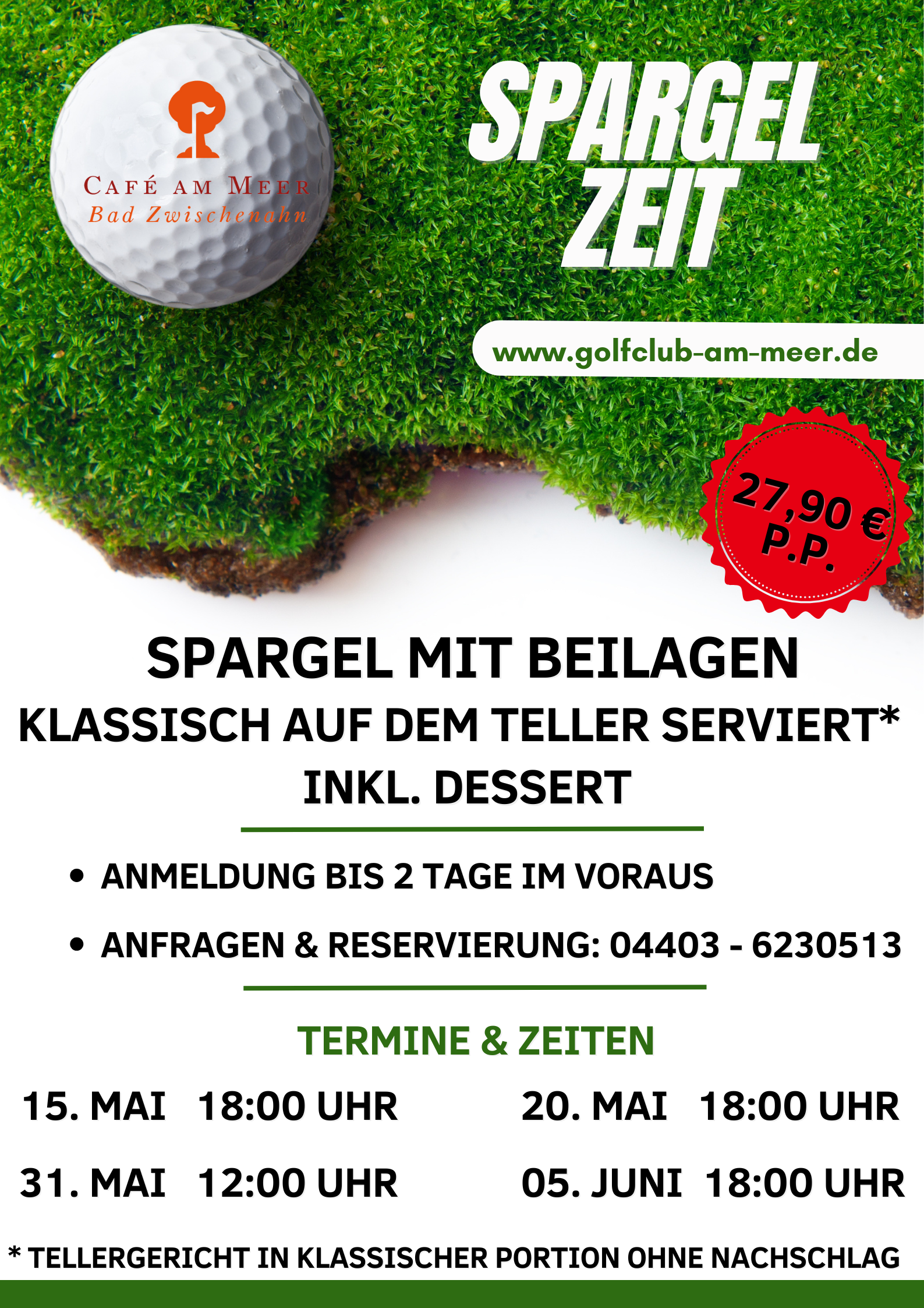 "Spargel Zeit" im Club
